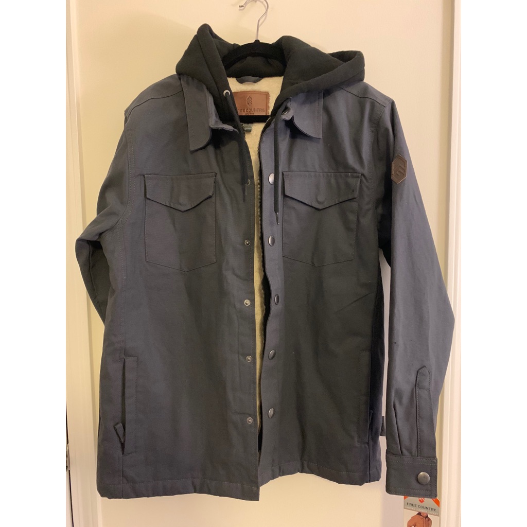Brand New Mens Free Country Canvas Lumber Jacket